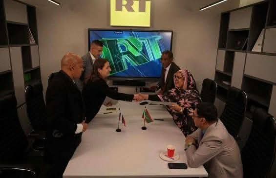 بنت سيدي هيبه توقع مذكرة تفاهم مع مديرة قناة روسيا اليوم