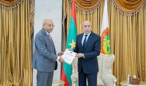 غزواني يبحث مع منسق الحوار مستجدات المسار الوطني