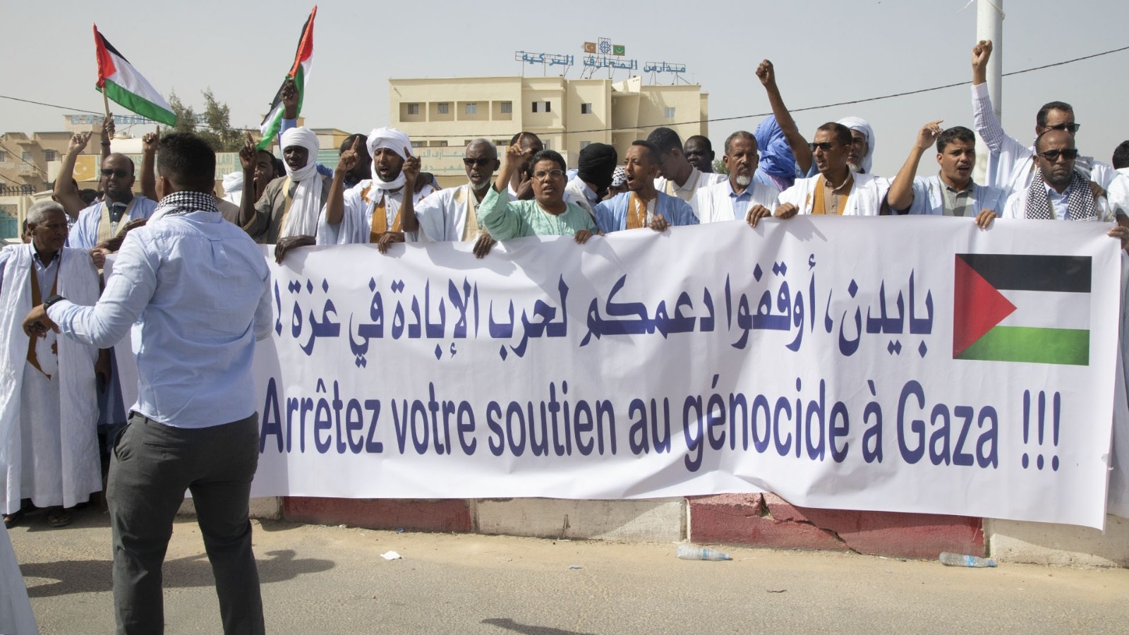 احتجاجات أمام سفارات غربية بنواكشوط رفضا للعدوان على غزة