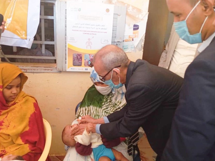 ازويرات: بدء الحملة الوطنية للتلقيح ضد شلل الأطفال