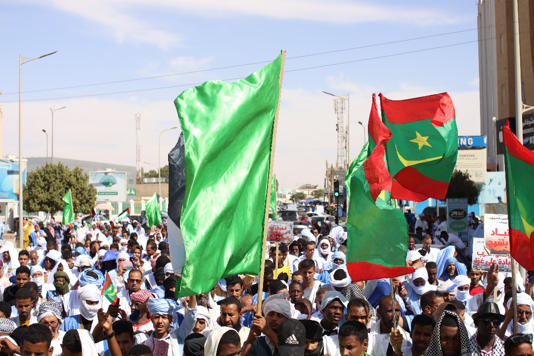 مسيرة بنواكشوط تدعو لوقف العدوان على غزة