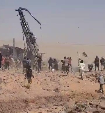 منقبون شمال البلاد يطردون عمال شركة إماراتية روسية