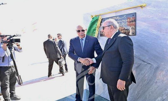 غزواني وتبون يدشنان معبرين حدوديين بين موريتانيا والجزائر