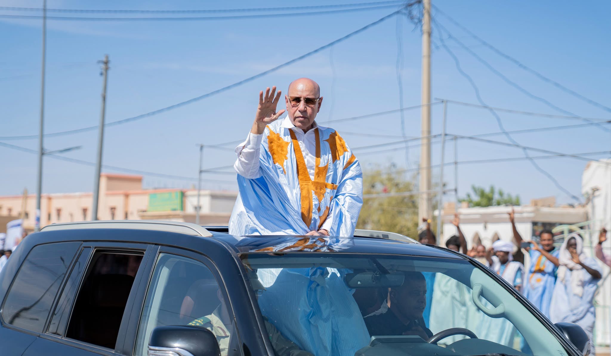 رئيس الجمهورية يصل مدينة ولاته في إطار زيارة عمل وتفقد لولاية الحوض الشرقي