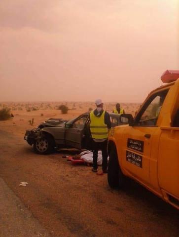 وفاة شخص في حادث سير مروع على طريق الأمل