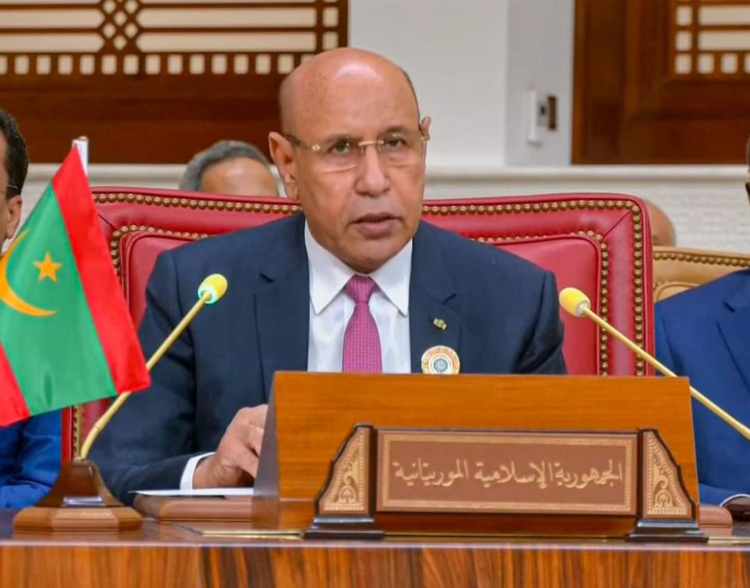 الرئيس غزواني يندد بإصرار إسرائيل على الإبادة ويطالب العرب بوحدة الصف